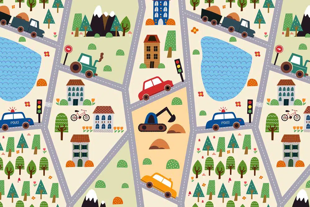 Fototapeta dla dzieci Samochodziki