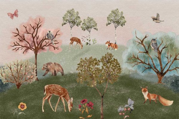 Dziecięca fototapeta - Leśna polana