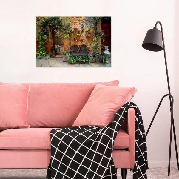 Obraz z mały miasteczkiem