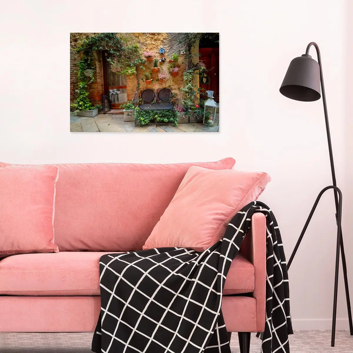 Obraz z mały miasteczkiem