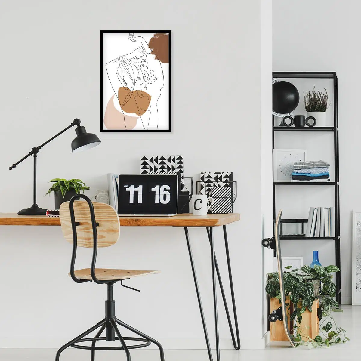 Nowoczesny plakat do biura - Kobieta