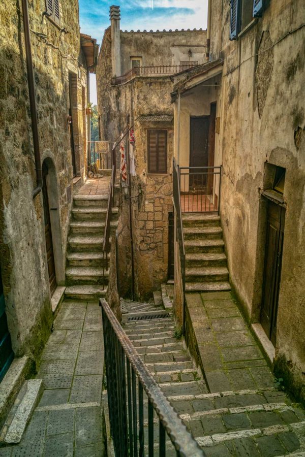 Obraz-uliczka we Wloszech.