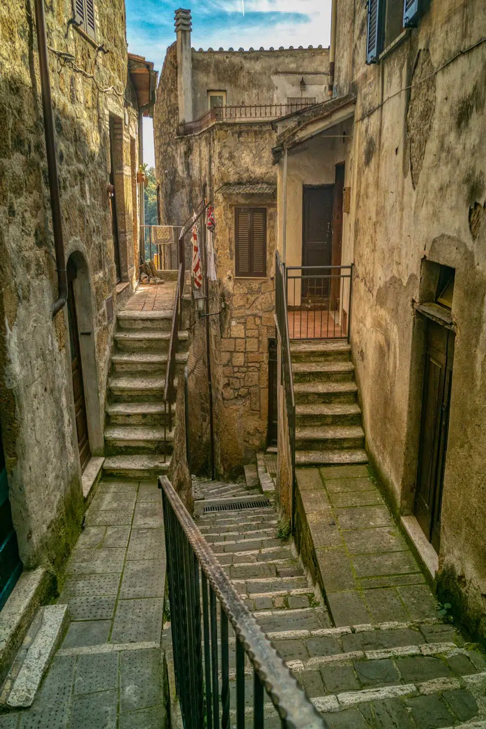 Obraz-uliczka we Wloszech.