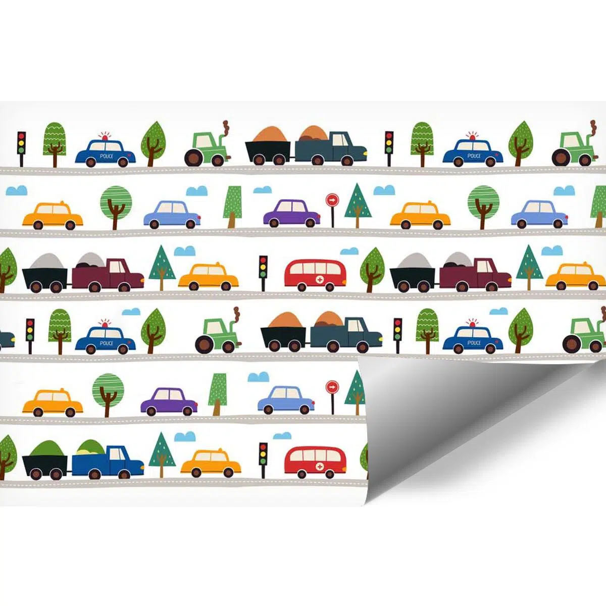 Foto-Tapeta dla dzieci w Autka