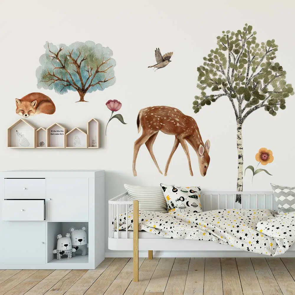 Zestaw naklejek dla dziecka - Las