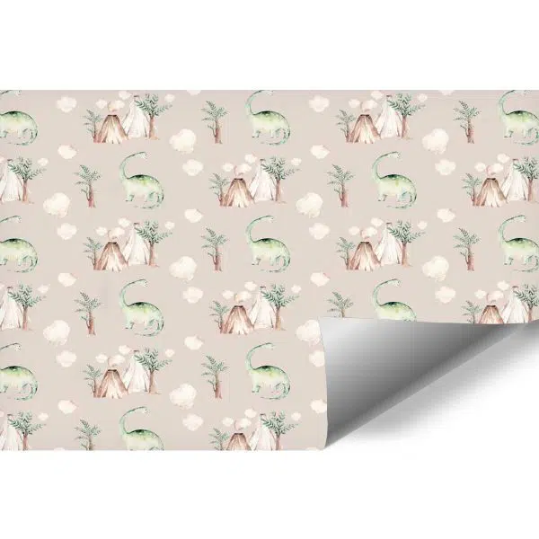 Foto-tapeta dla dzieci z dinozaurami