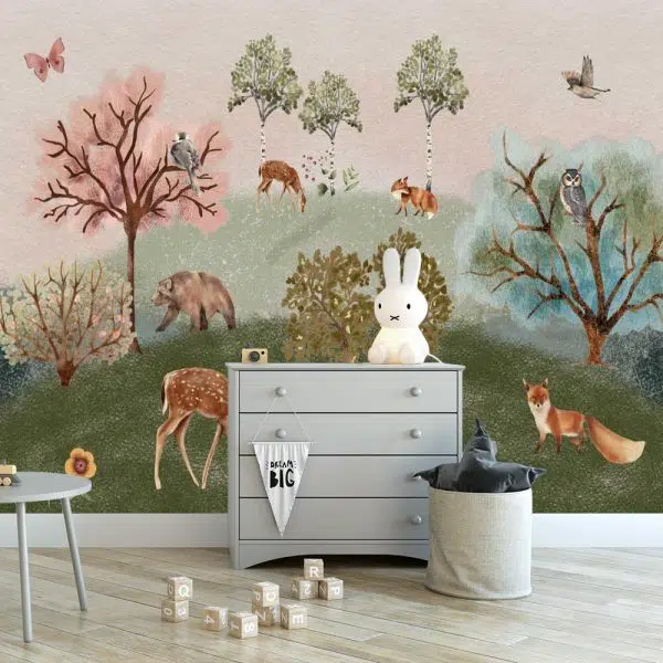 Fototapeta dla niemowlaka - Leśna polana