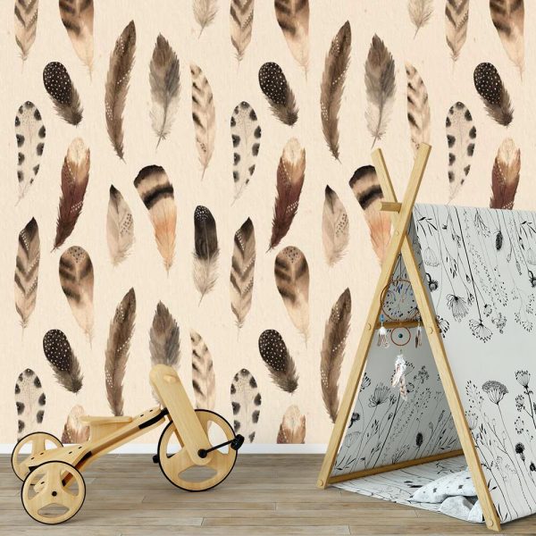 Fototapeta dla dziewczynki - Piórka