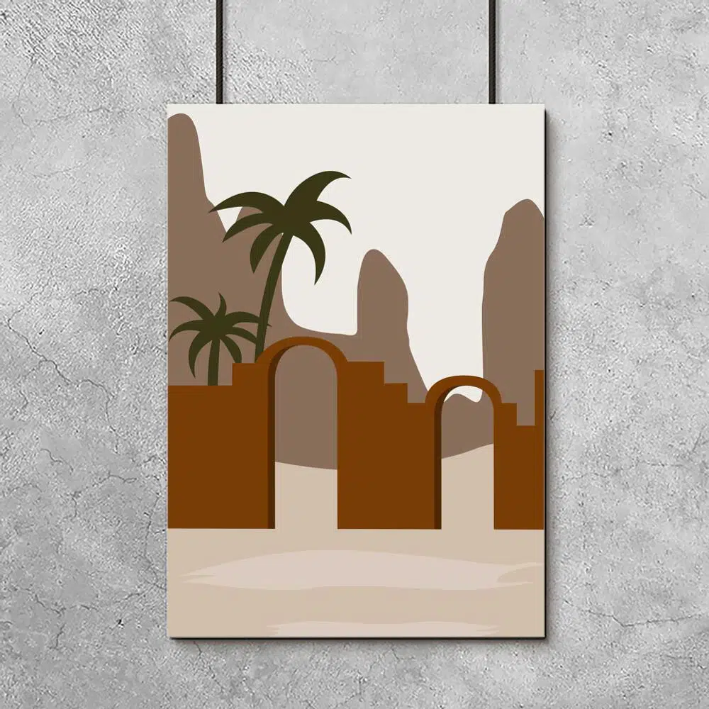 Pustynna brama - Plakat do salonu