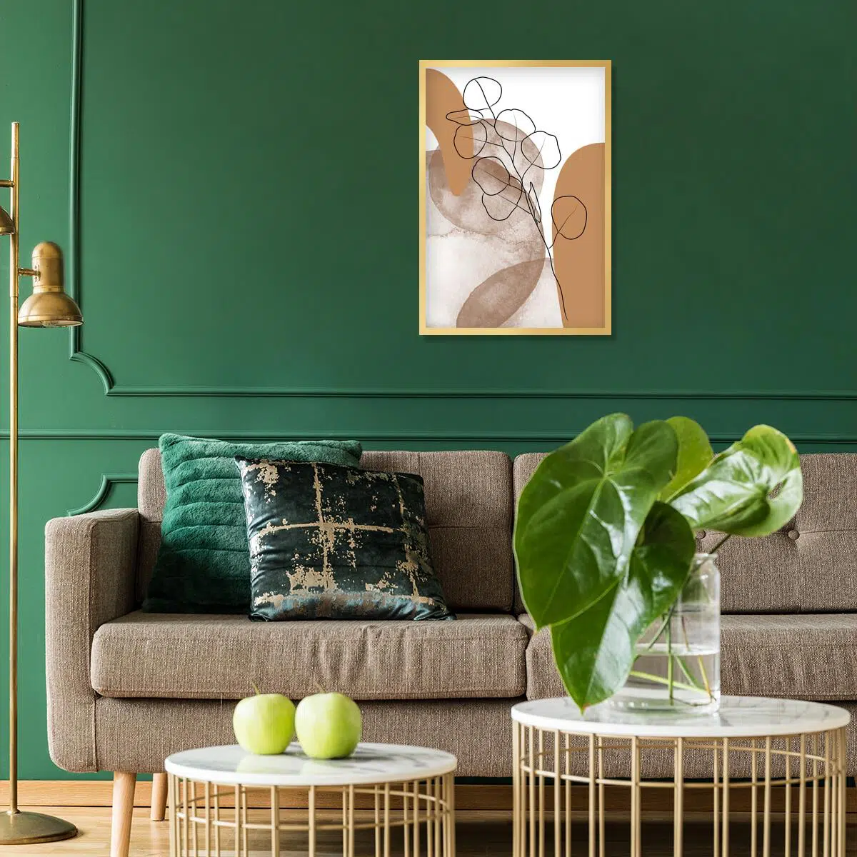 nowoczesny plakat do salonu - abstrakcja