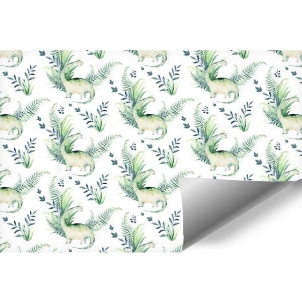Fototapeta do pokoju dziecka - Zielone dinozaury