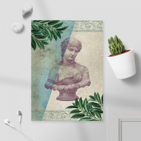 Plakat popiersie kobiety