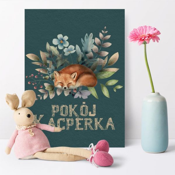 Plakaty dziecięce z liskiem