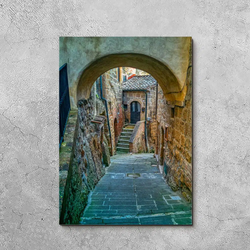 Obraz ze stromą uliczką