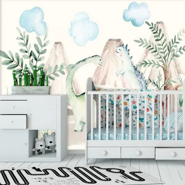 Foto-tapeta dla dzieci z wulkanami