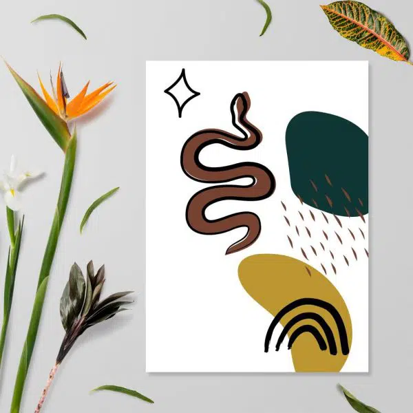 Wąż na plakacie
