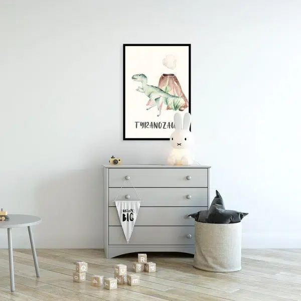 Plakat dla ucznia - Dinozaur