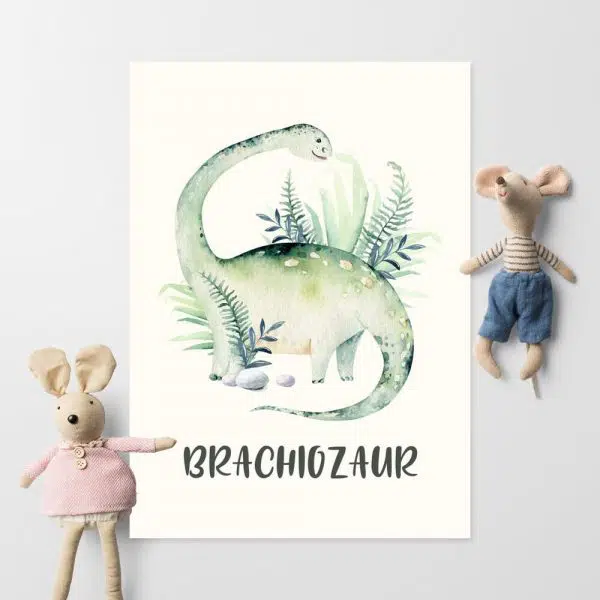 plakat z typografią