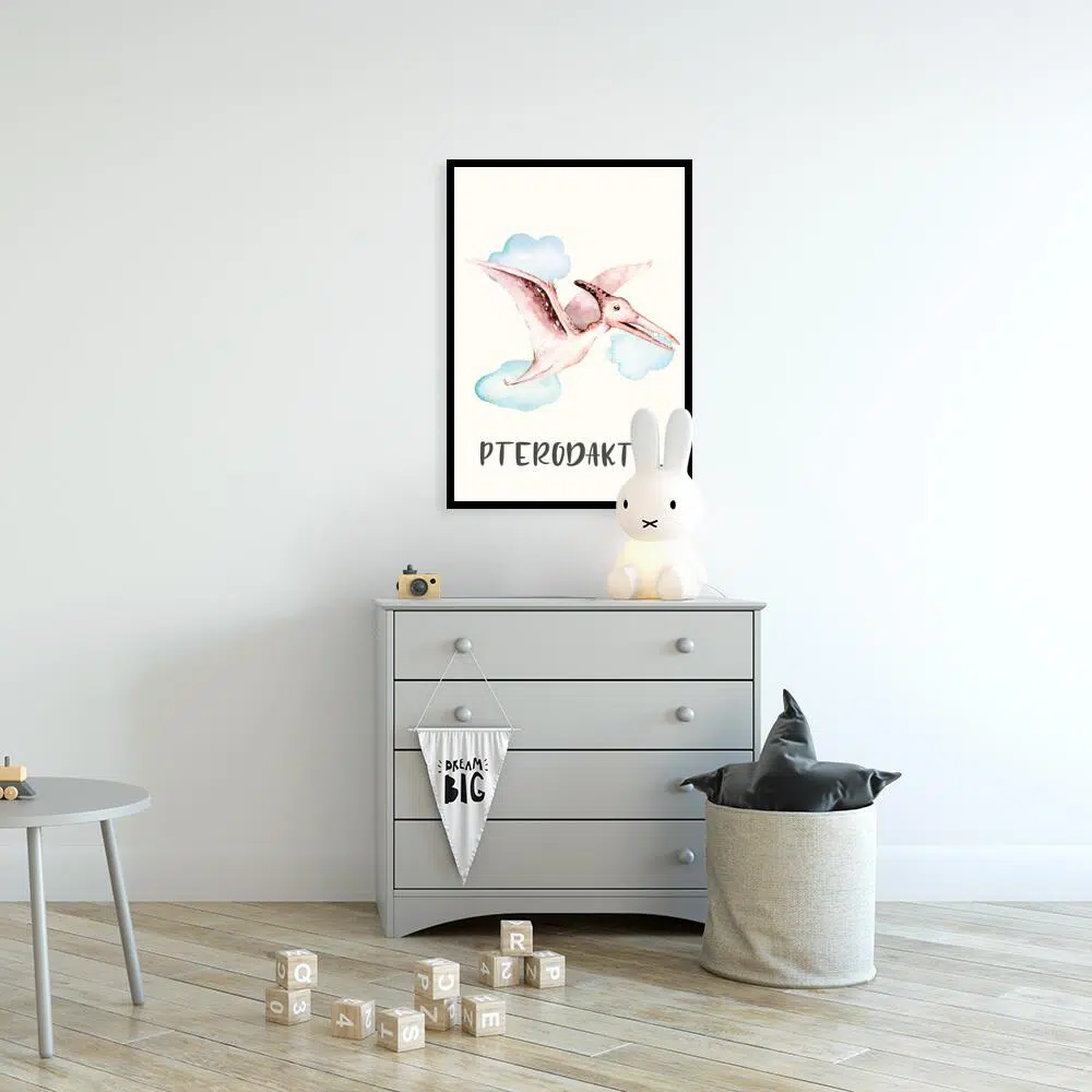 Pterodaktyl - plakat dla chłopca