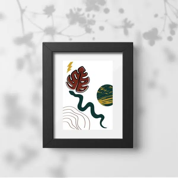 Plakat do salonu - Zielony wąż