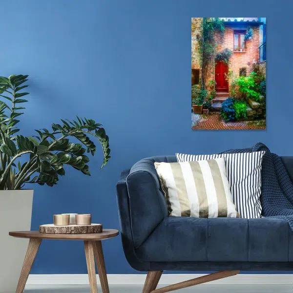 Obraz toskańska uliczka