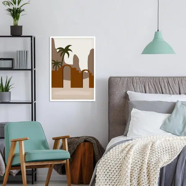 Plakat do sypialni - Pustynna brama