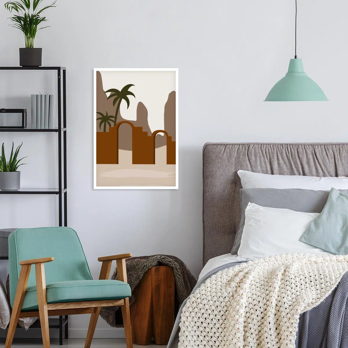 Plakat do sypialni - Pustynna brama