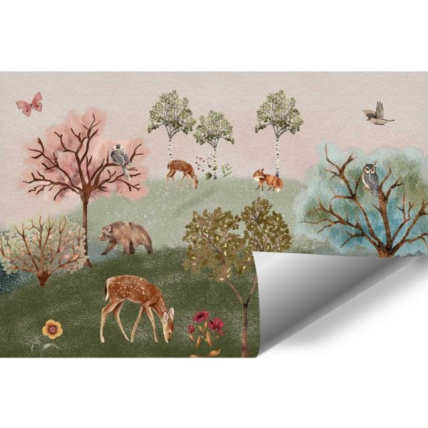 Fototapeta dla dziewczynki - Leśna polana