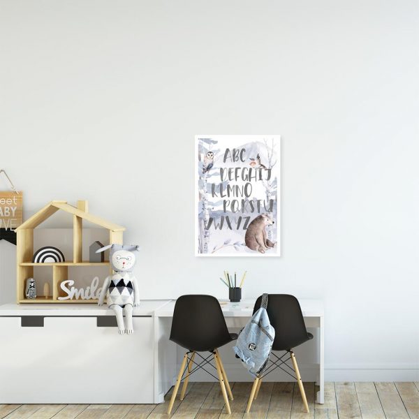 Plakat dla dzieci - Nauka alfabetu