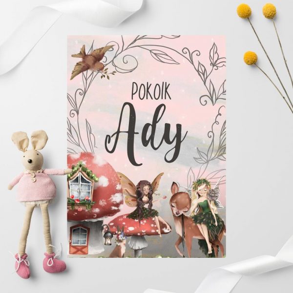 Plakacik z imieniem dla dziewczynki