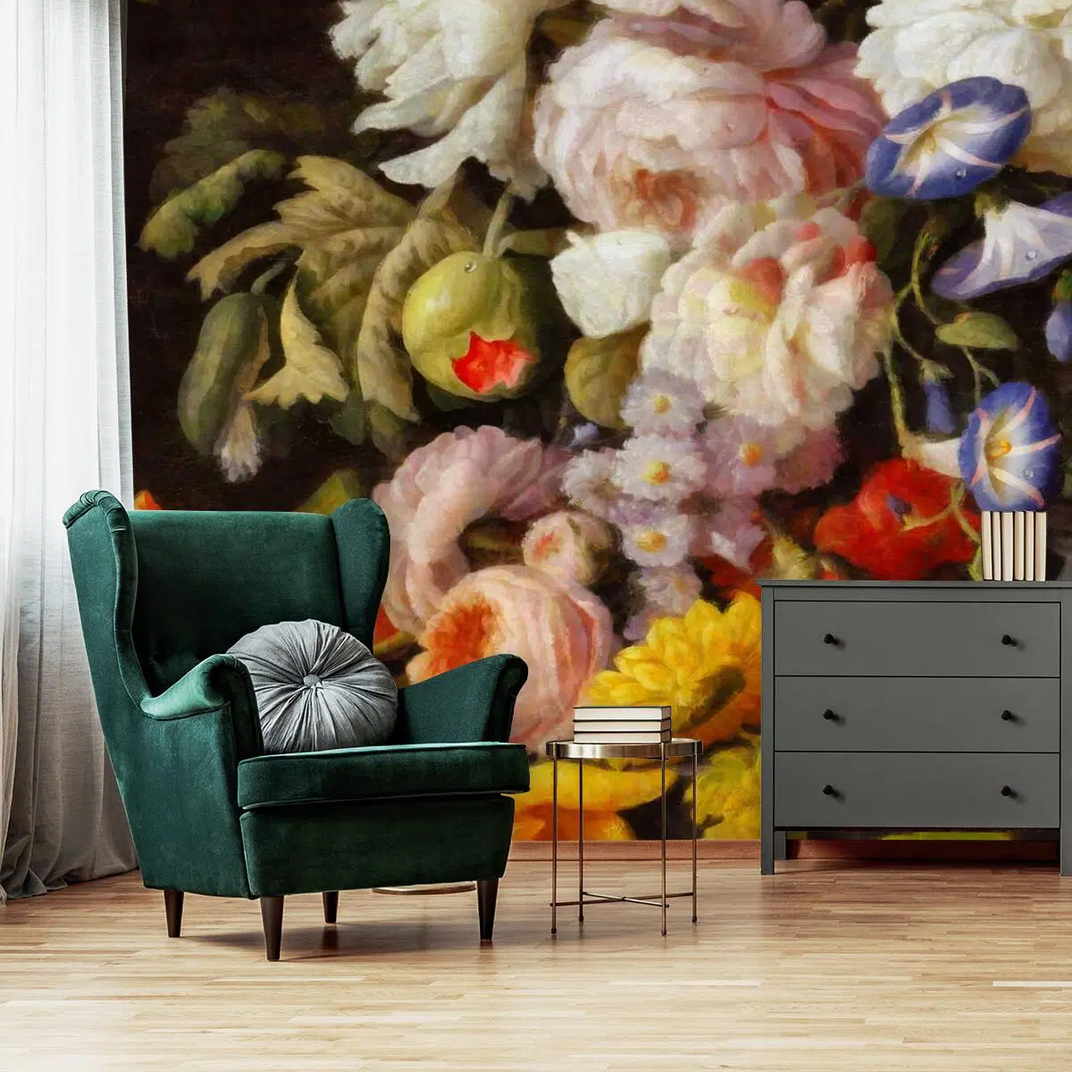 Tapeta i ogrom kwiatów