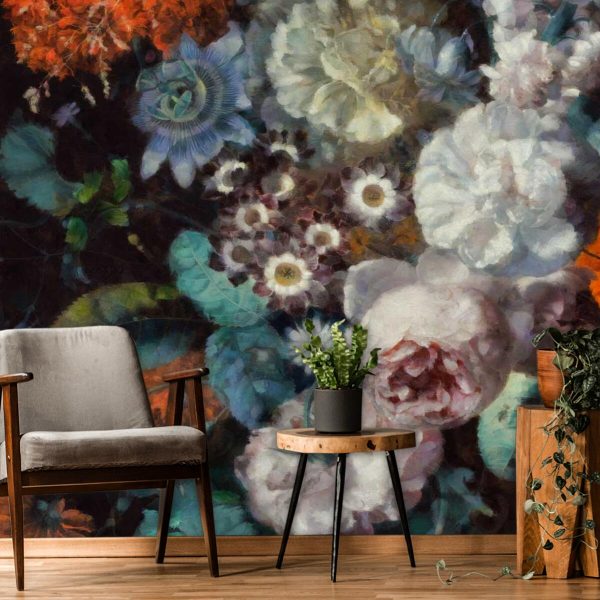 Fototapeta z bladymi piwoniami do sypialni