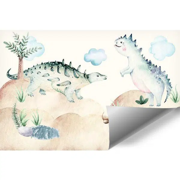 Foto-tapeta z dinozaurami dla dziecka