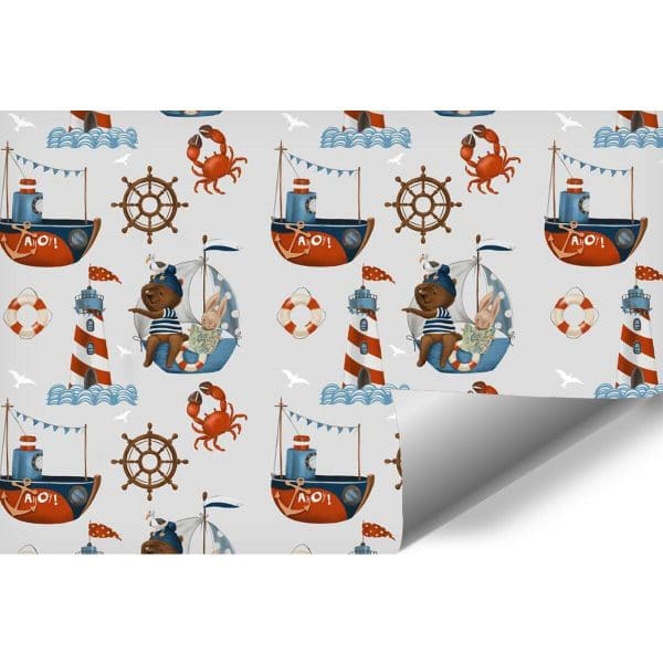 Fototapeta dla dzieci - motyw żeglugi