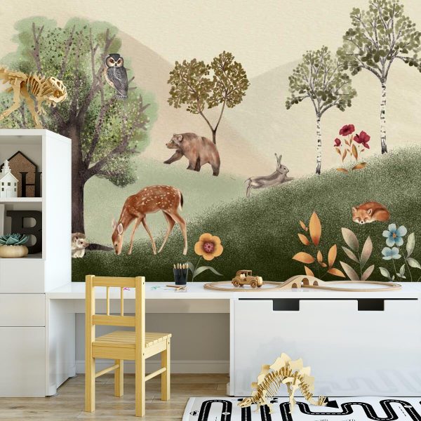 Foto-tapeta - fantastyczny las dla dzieci