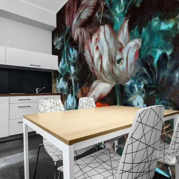 Fototapeta - Polne kwiaty do dekoracji jadalni