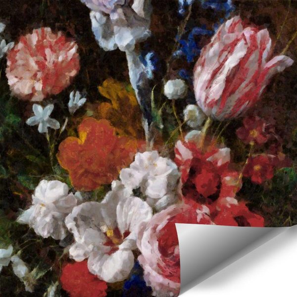 Kwiatowa fototapeta do kuchni