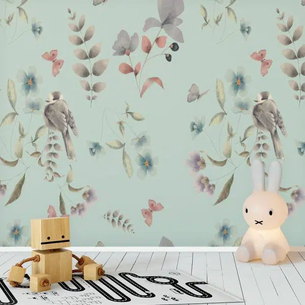 Ptaszki - fototapeta dziecięca