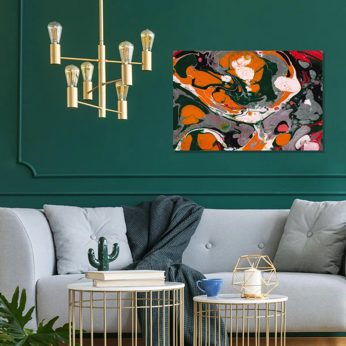 Obraz z motywem abstrakcji