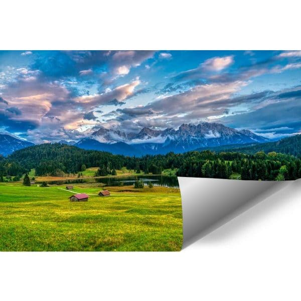 Tapeta z łąką do salonu