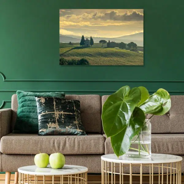 Obraz kapliczka w plenerze