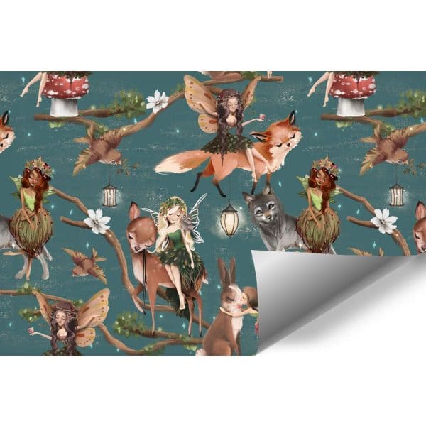 Leśne elfy - fototapeta dla dzieci