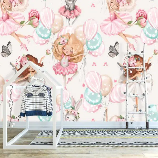 Baletnice - fototapeta dziecięca