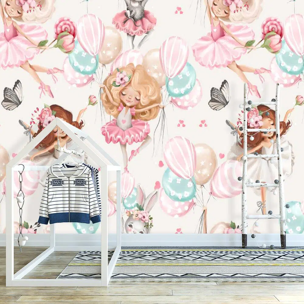 Baletnice - fototapeta dziecięca