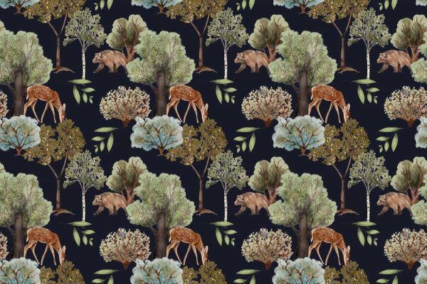 Foto-tapeta dla dzieci motyw zwierzątek