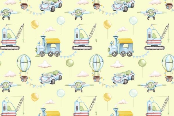 Foto-Tapeta w samolociki dla dzieci
