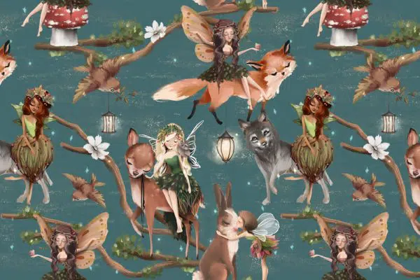 Fototapeta dla dzieci z Leśnymi Elfami