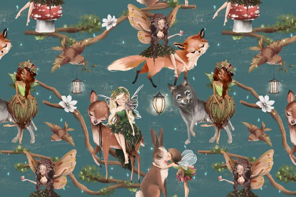 Fototapeta dla dzieci z Leśnymi Elfami