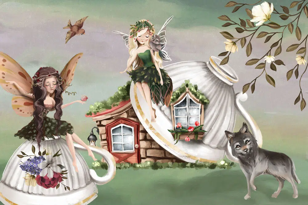 Wróżki - Tapeta dla dzieci