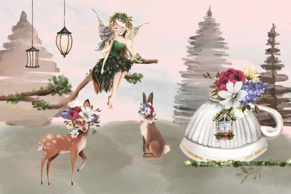 Fototapeta dziecięca - Leśna nimfa